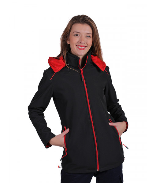 Alpteks Softshell Kapşonlu Mont