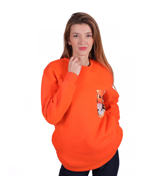 Alpteks Kedicix Cepli O Yaka Sweatshirt